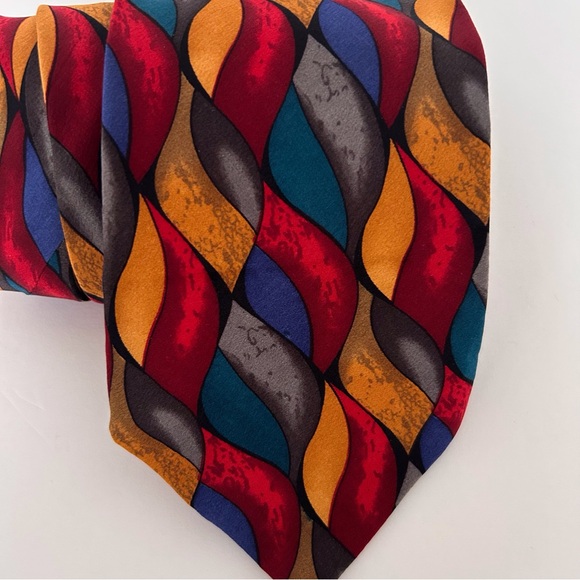 JERRY GARCIA PATTERNED SILK TIE - Picture 5 of 9